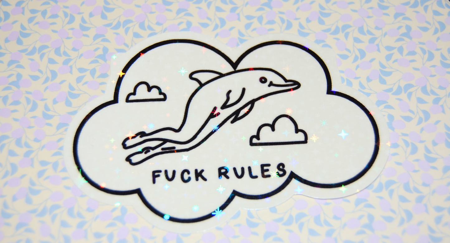 Sticker Fuck rules Delfin