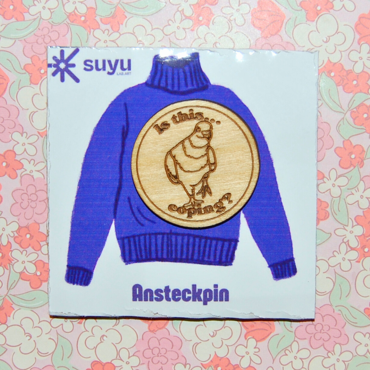 Pin Taube "Is this...coping?"