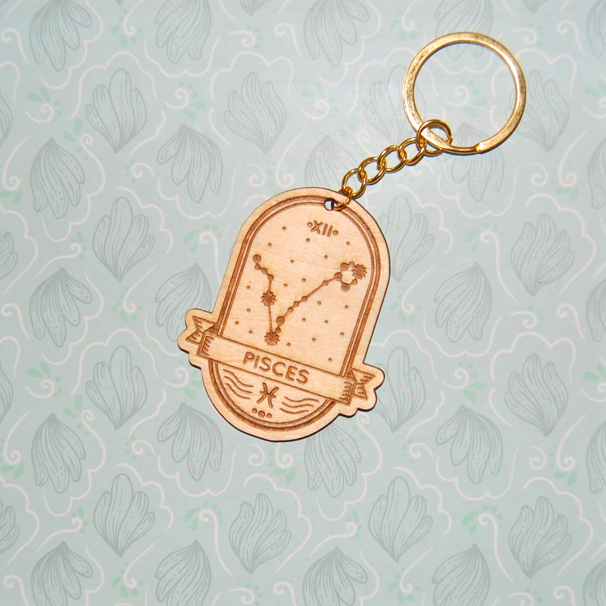 Sternzeichenanhänger (Holz)