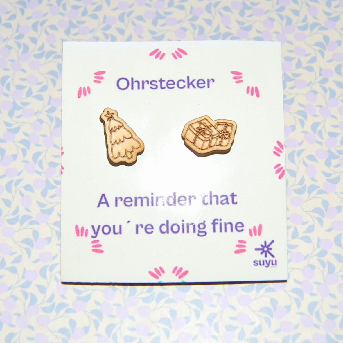 Ohrstecker Weihnachtsbaum & Geschenke