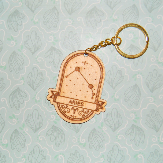 Sternzeichenanhänger (Holz)