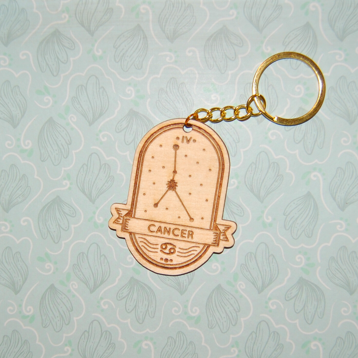 Sternzeichenanhänger (Holz)