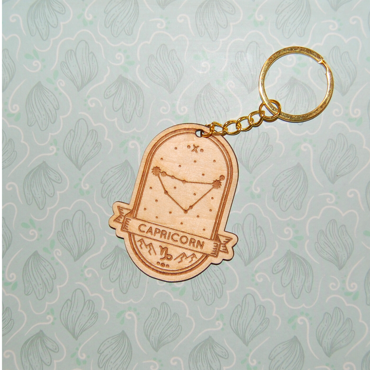 Sternzeichenanhänger (Holz)