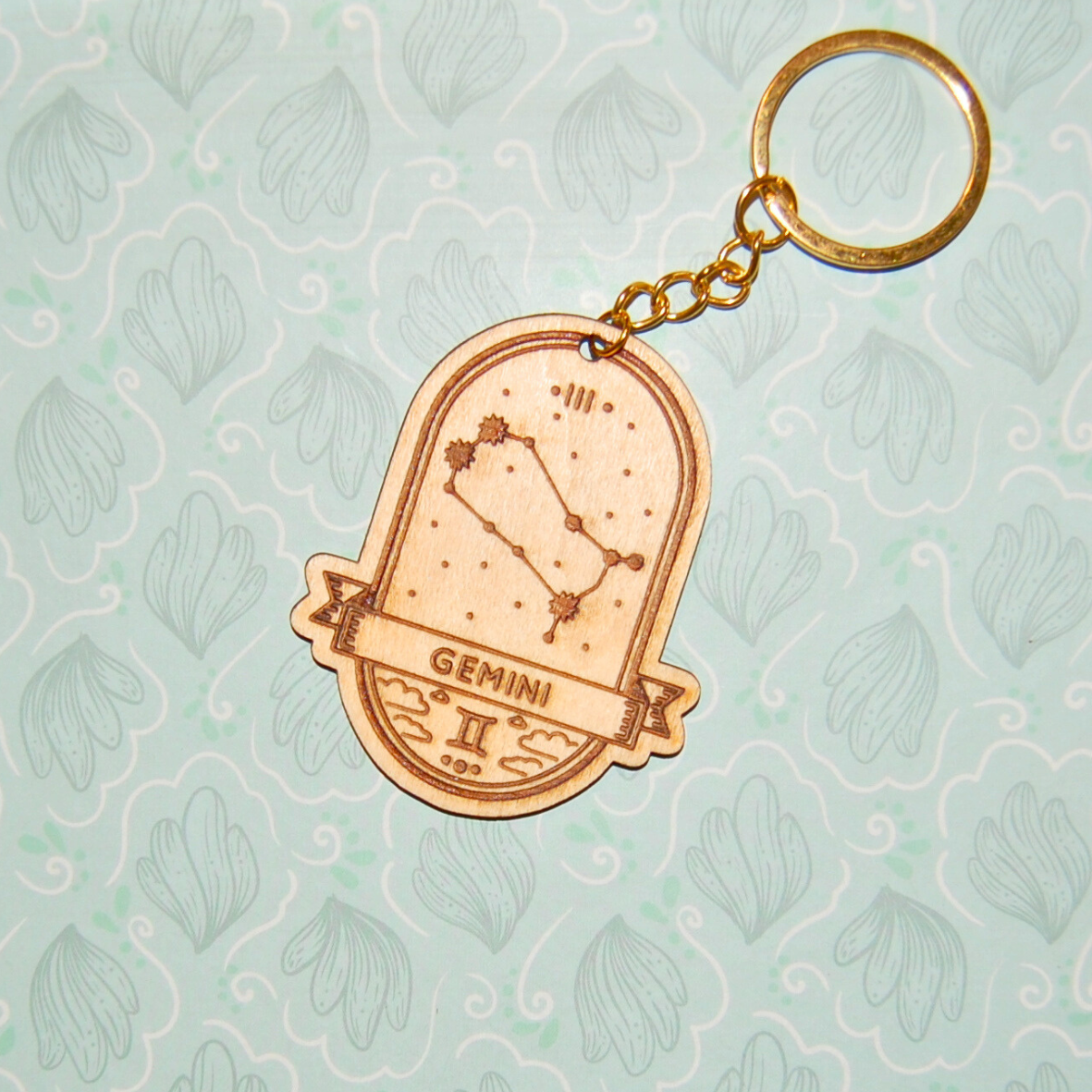 Sternzeichenanhänger (Holz)