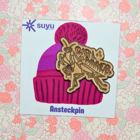 Pin Gottesanbeterin "Girl Dinner"