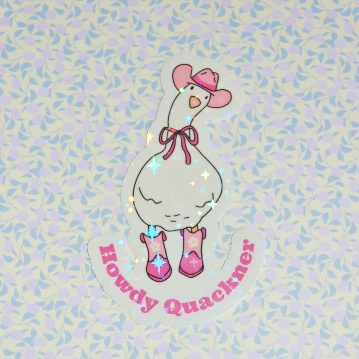 Sticker Howdy quackner