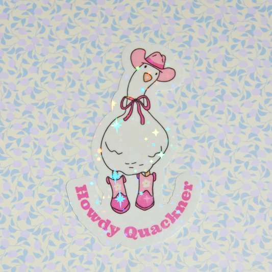 Sticker Howdy quackner