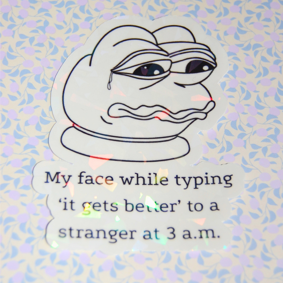 Sticker Sad Pepe