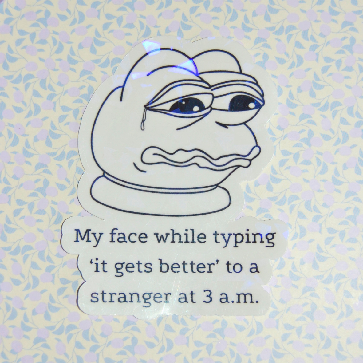Sticker Sad Pepe