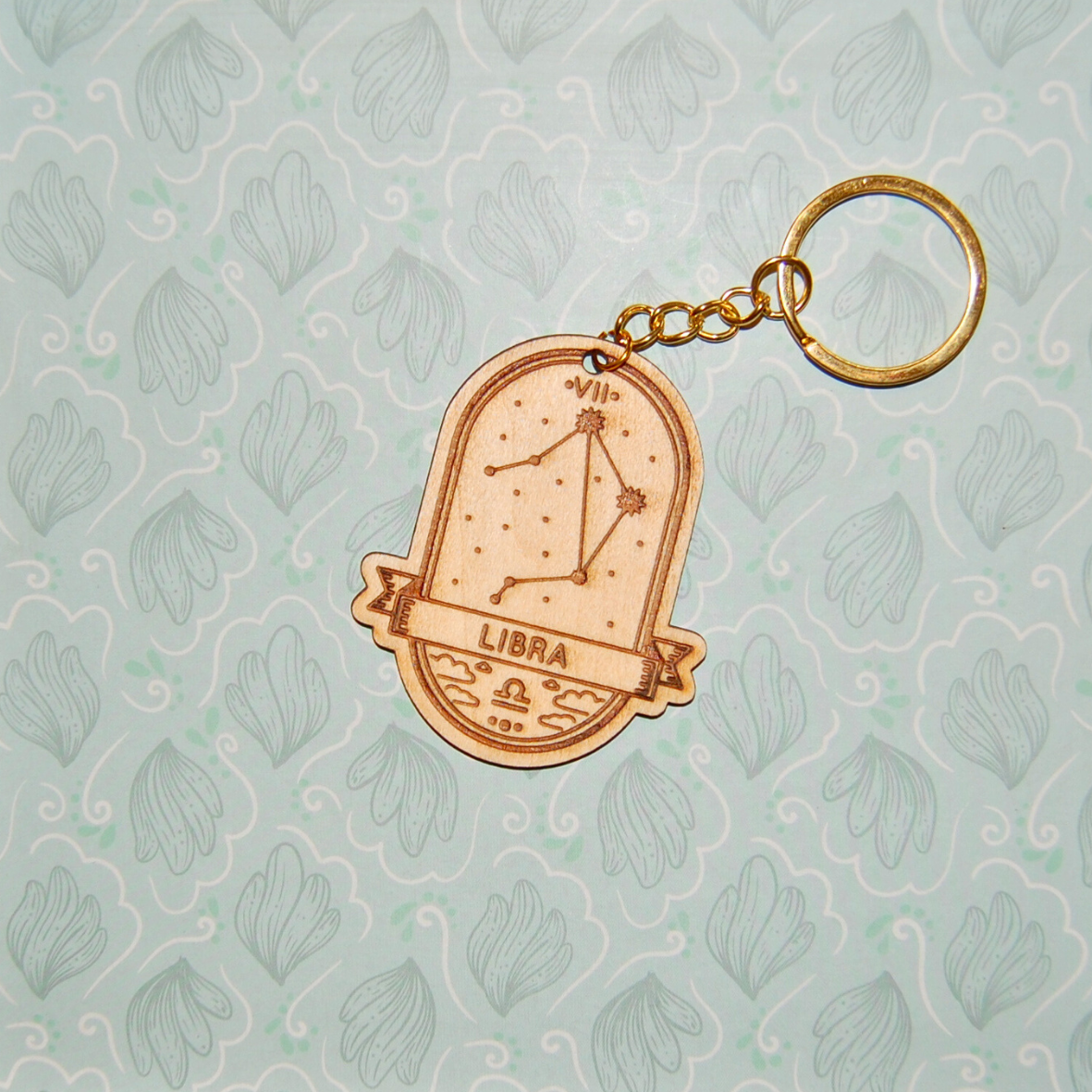 Sternzeichenanhänger (Holz)