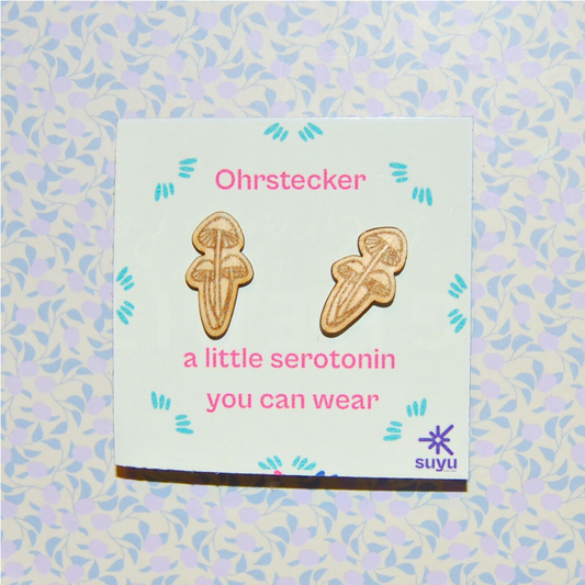 Ohrstecker Mushrooms