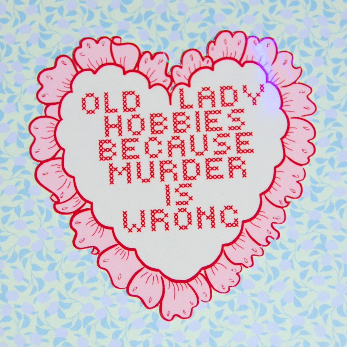 Sticker Old lady hobbies