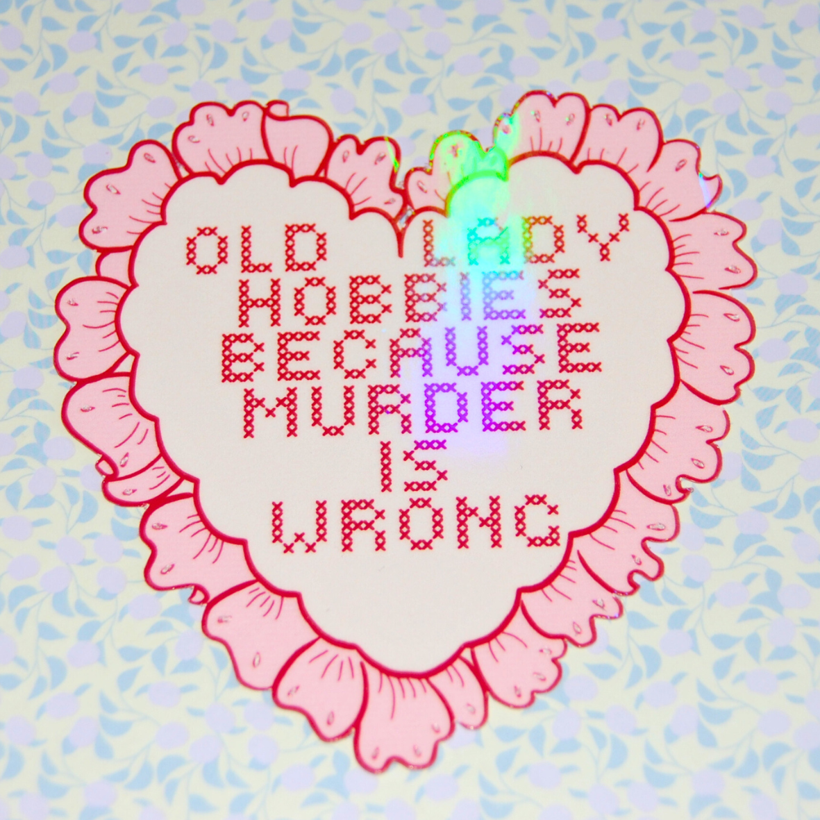 Sticker Old lady hobbies