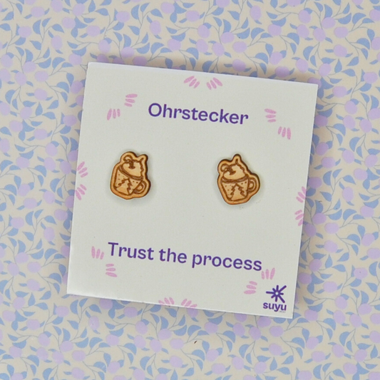 Ohrstecker Pumpkin Spice Latte