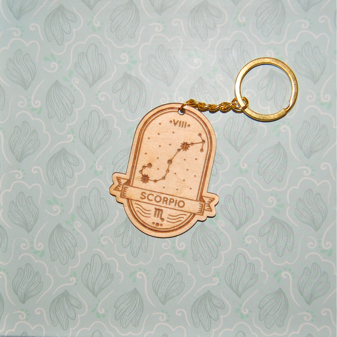 Sternzeichenanhänger (Holz)