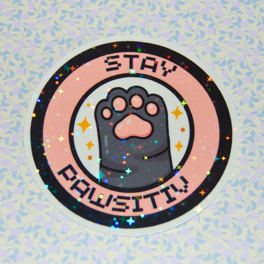 Sticker Stay Pawsitiv
