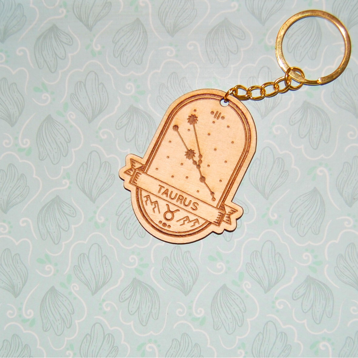 Sternzeichenanhänger (Holz)