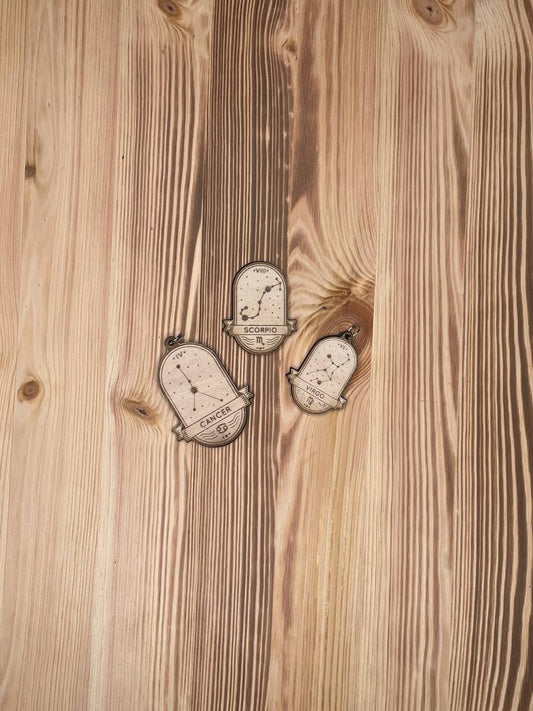 Sternzeichenanhänger (Holz)