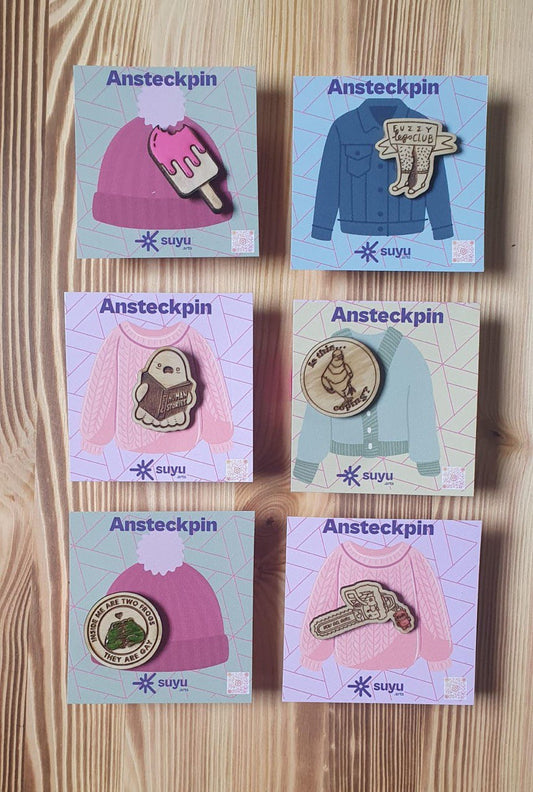 Pin – Eis am Stiel (Holz)
