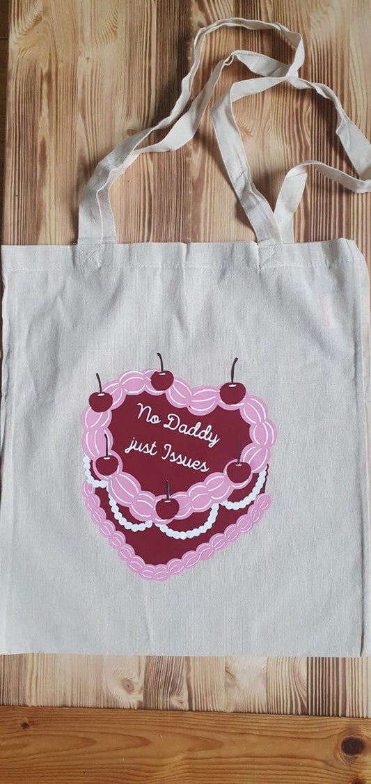 Jutebeutel – "no daddy, just issues"
